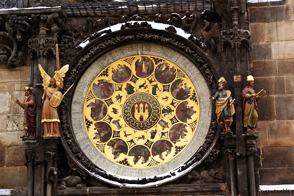 Prag Rathaus Uhr