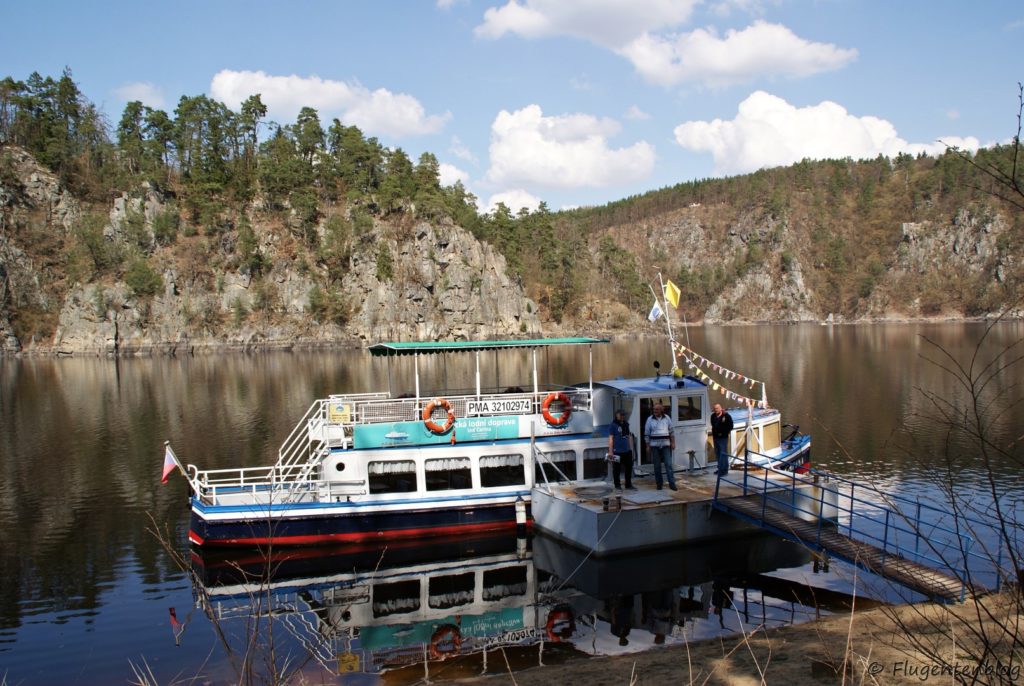 Moldau Schifffahrt Orlik Stausee