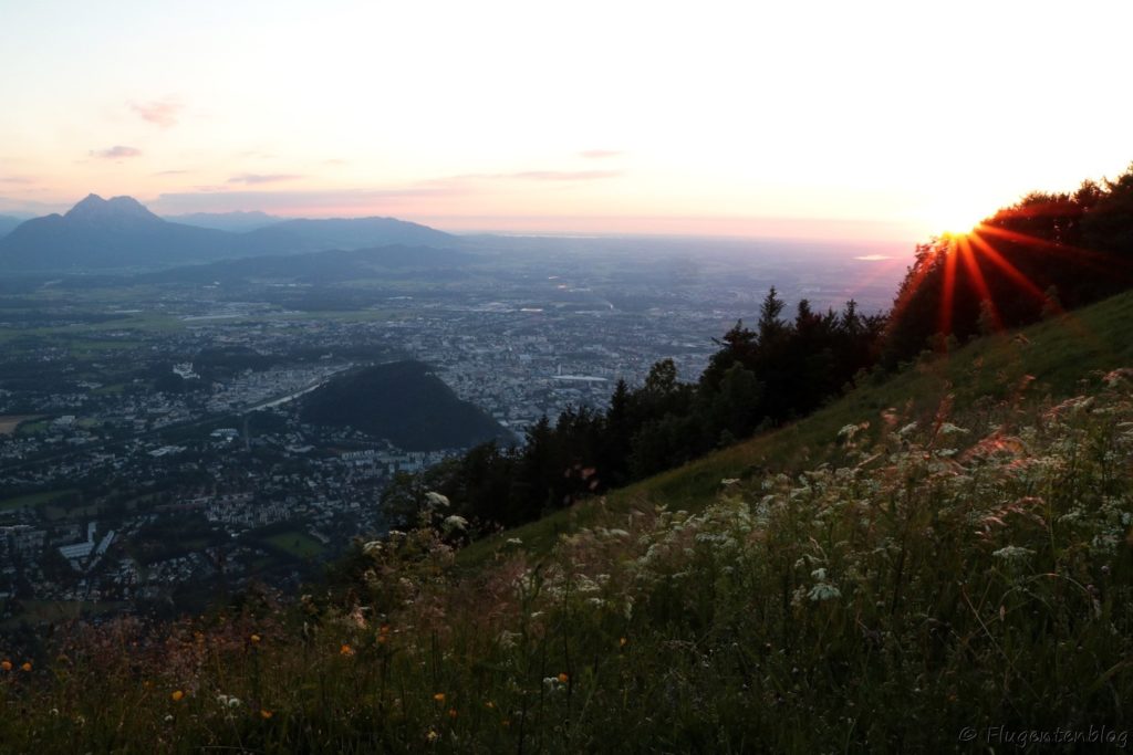 Salzburg Sonnenuntergang Gaisberg