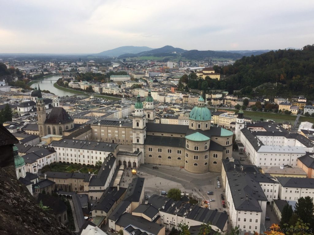 Salzburg Sehenswürdigkeit Festung Ausblick