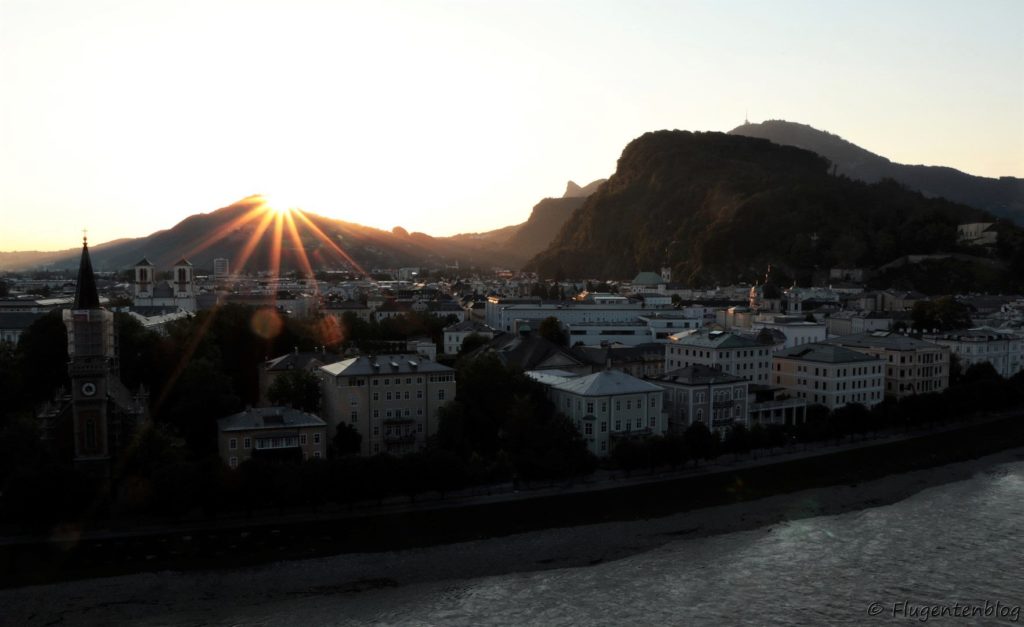 Salzburg Sonnenaufgang Humboldt Terrasse