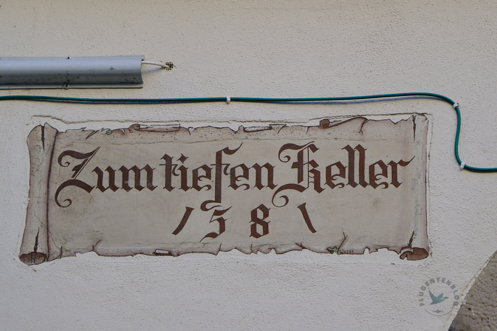 Alte Hausnummer in Colmar